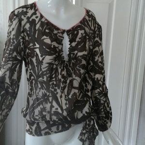 BCBGMAXAZRIA Silk top
